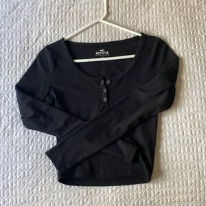 hollister ribbed long sleeve!!